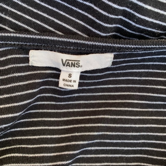 ☀️ VANS EMBROIDERED STRIPED & TEE | S #FML13004 - Picture 5 of 6